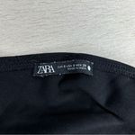 ZARA black beaded & sequins cropped cami top women's size small Photo 7