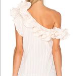 Petersyn Arabella Roseseer Ruffle One Shoulder Top Pink Photo 14