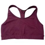 Old Navy Maroon Burgundy Medium Supprot Full Coverage Sports Bra Athletic Sz M Photo 0
