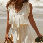 Sundays  Anthropologie Siri Romper Ivory Photo 0