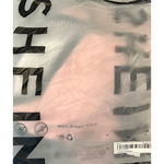 SheIn  2 Piece Bikini Swim Suit Womens Size Large Pink Black Trim Brief Bottoms Photo 15