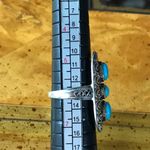 Sleeping Beauty Turquoise Sterling Silver Ring Size 6 Blue Photo 2