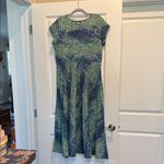 CHAPS XL Leaf Midi/Maxi Dress 100% Cotton Photo 1