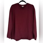 Orvis  Classic Collection Burgundy Long Sleeve Women’s Sweatshirt Sweater Large Photo 1