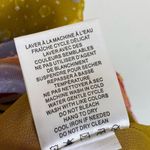 Joie  Mustard Yellow & Red Floral Swiss Dot Cap Sleeve Blouse Top Shirt Size M Photo 8