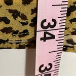 Sugar Lips Women’s  Tiered Long Sleeve Cheetah Print Mini Dress Size Small Photo 9