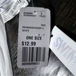 Forever 21 NWT White Mesh Swim Coverup Skirt Photo 6