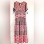 Anthropologie  Maeve Boho Eder Maxi Geometric Dress 4 Photo 5