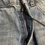 Gianni Bini  Women’s Frayed Hem Distressed Denim Jean Mini Skirt Blue Size 9 J Photo 4