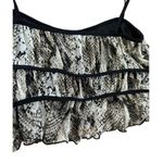 Urban Outfitters  Sheer Snake Print Crop Tank Top sz large Photo 5