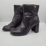 Tommy Hilfiger VTG Y2K Tommy‎ Hilfiger Black Square Toe Boots Photo 2