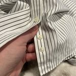 Brooks Brothers  Women's Long Sleeve Non-Iron shirt Black White Size 10 French Photo 8