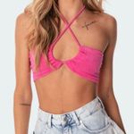 Edikted Terry Cloth Crop Top Photo 0