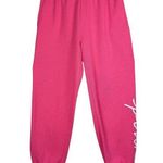 PINK - Victoria's Secret PINK Victoria’s Secret Campus Sweatpants Joggers Sz XS Pink Lounge Photo 0