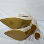 None SUEDE SLOUCH PULL ON BOOTS 4” BLOCK HEEL WOMENS EU 42‎ US SZ 11 IVORY NEW Photo 5