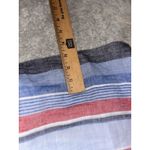 J. Jill Love Linen Blue Sleeveless Tank Dress Size L Midi Pockets Shift Sheath Size L Photo 11