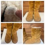 Kookaburra Tall Leather Suede Boot Sz 9 Tan Photo 4