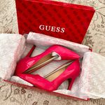 Guess Hot Pink Patent Pumps Photo 6