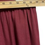 Madewell  Womens Clement Maroon Cropped Cullotes Wide Leg Pants  Size M Photo 4
