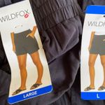 NEW WILDFOX Black Flowy Bohemian Rayon Shorts Size Large Coastal Beachy Boho Photo 3