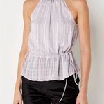 Ted Baker NEW  Cliara Crinkle Texture Halterneck Top in Purple Photo 0