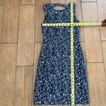 H&M Business Work Sleeveless Career Sheath Dress Sz 6 Black White Office Shift Photo 3