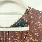 Ulla Johnson Aurora Silk Georgette Maxi Dress Long Sleeve Floral Plum Photo 4