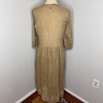 Johnny Was Jade by  Inbar‎ Linen Eyelet Midi Dress Small S Photo 3