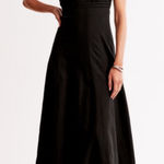 Abercrombie & Fitch  Emerson Fit & Flare Midi Dress Photo 0