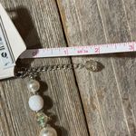 Charming Charlie NWT necklace & earring set white/pearl/crystal beads Photo 10