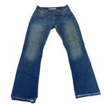 BKE Denim Culture Boot Jeans Womens 28 x 31.5 Distressed Raw Hem Fade Wash Photo 1