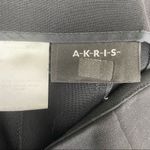 Akris  Black Side Zip Straight Leg Trouser Pants 6 Photo 5