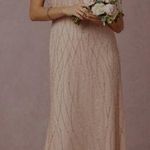 BHLDN  Adrianna Papell BROOKLYN Pale Pink Champagne Prom Formal Bridesmaid Photo 0