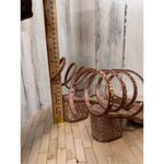 Windsor  Cue The Glamour Satin Rhinestone Sprial Heels Photo 5