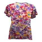 Daisy Fuentes Twisted Blouse Purple Medium Photo 1