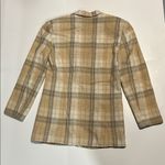 PHD Vintage Tan and Cream Blazer Classic Plaid Design Photo 5