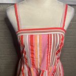 Loft NWT  Womens Striped Criss Cross Back Maxi‎ Dress Size 2 Petite Photo 1