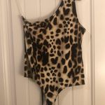Le lis Cheetah One Shoulder Body Suit Photo 0