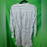 Faherty  100% Linen Shirt Dress size XS- Broken Button Photo 4