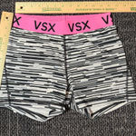 Victoria's Secret VSX  Small Work Out Compression Black White and Pink Shorts Photo 0