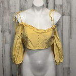 HYFVE yellow crop top Photo 0