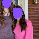 B. Smart Plum Sparkly Homecoming Dress Photo 3