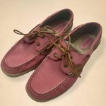 Sperry Top Slider Bluefish 2 Eye Boat Shoes in Washed Red Photo 2