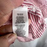 Beach Lunch Lounge Bell Statement Sleeve Blouse Striped Cold Shoulder Size XS Photo 9