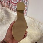 Seven 7 Isabella Crocodile Embossed Mule Sz 8 Ivory Color Photo 3