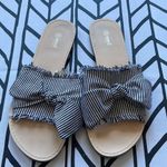 Seed Heritage striped sandals with bow accents Blue Size 10 Photo 1