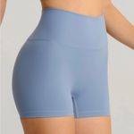 Berlook Activewear Light Blue Cut Out Shorts 3" Size M Photo 1