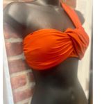 Pretty Little Thing Orange Bathing Suit Top Size 10 Photo 1