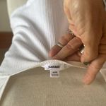 Garage  White flyaway lace Ribbed tie Tank Top Photo 6