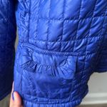 Chico's  Royal Blue Quilted Puffer Jacket Soze XL Collarless Lightweight Photo 4